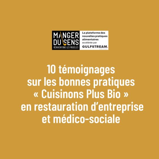 Visuel, étude sur les bonnes pratiques en restauration collective, secteur médico-social et en entreprise